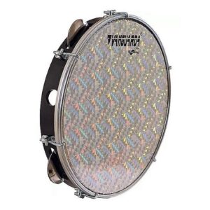 Pandeiro Vanguarda Injetado 10" Holográfico Preto
