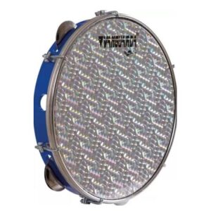 Pandeiro Vanguarda Injetado 10" Holográfico Azul