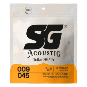 Encordoamento SG Violão Aço Bronze .009