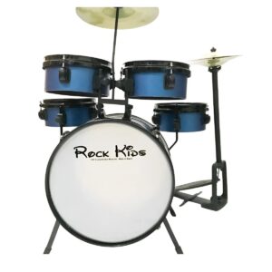 Bateria Infantil Rock Kids Azul
