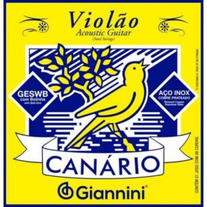 Encordoamento Giannini Canário Com Bolinha Aço