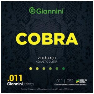 Encordoamento Giannini Cobra Aço 011