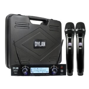 Microfone Sem Fio Duplo Dylan DW 902 Power