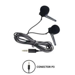 Microfone Lapela Duplo New Live P3