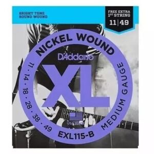 Encordoamento Daddario EXL 115 Para Guitarra 011