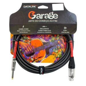 Cabo DataLink Garage XLR/P10 Microfone 5 Metros