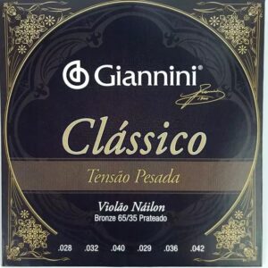 Encordoamento Giannini Clássico Tensão Pesada Nylon