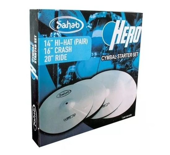 Kit de Pratos Sahab Hero 14" 16" 18" 20" - Imagem 4