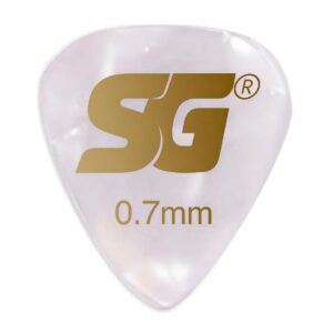 Palheta SG Celuloide Perolada 0,7mm