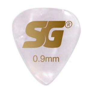 Palheta SG Celuloide Perolada 0,9mm