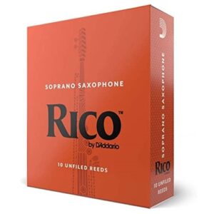 Palheta Para Saxofone Soprano Rico Reeds N° 2 Unidade