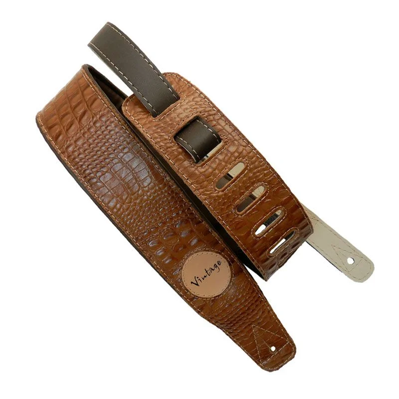 CORREIA BASSO VT SL 58 CROCO MARRON COURO
