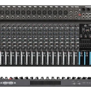 Mesa Som 18 Canais Profissional Mixer Console Bluetooth Usb