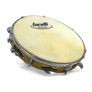 Pandeiro Torelli 10" TP 300 abs e couro