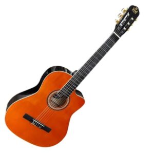VIOLÃO ZELLMER MT 39 SCE ELETRIC NYLON ORANGE DB